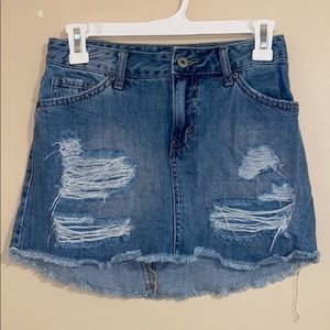 Vanilla Star mini jean skirt